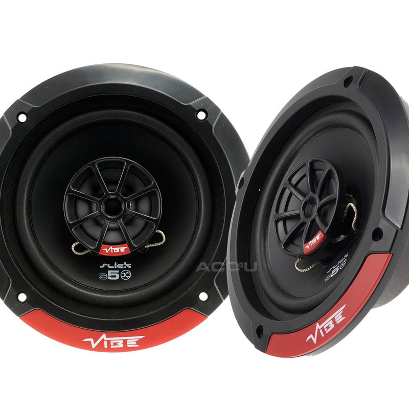 Vibe SLICK5 V7 Slick Series 2 5.25" inch 420w Car Van Door Shelf Coaxial Speakers Set