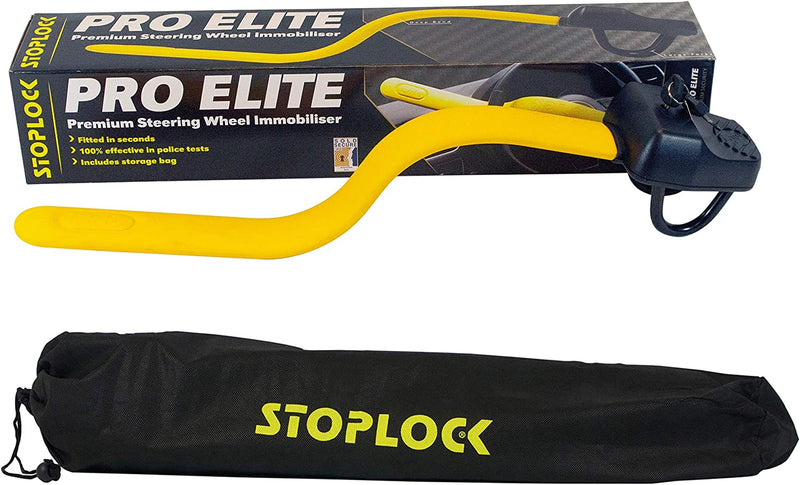 Stoplock PRO ELITE Premium High Security Car Van 4x4 Steering Wheel Lock Immobiliser