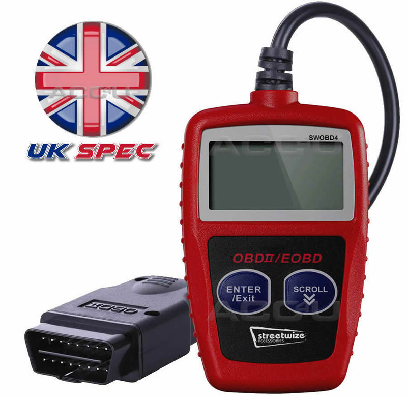 Car OBDII DTC MIL Engine Diagnostic Error Fault Code Scan Reader Reset Tool +Caps