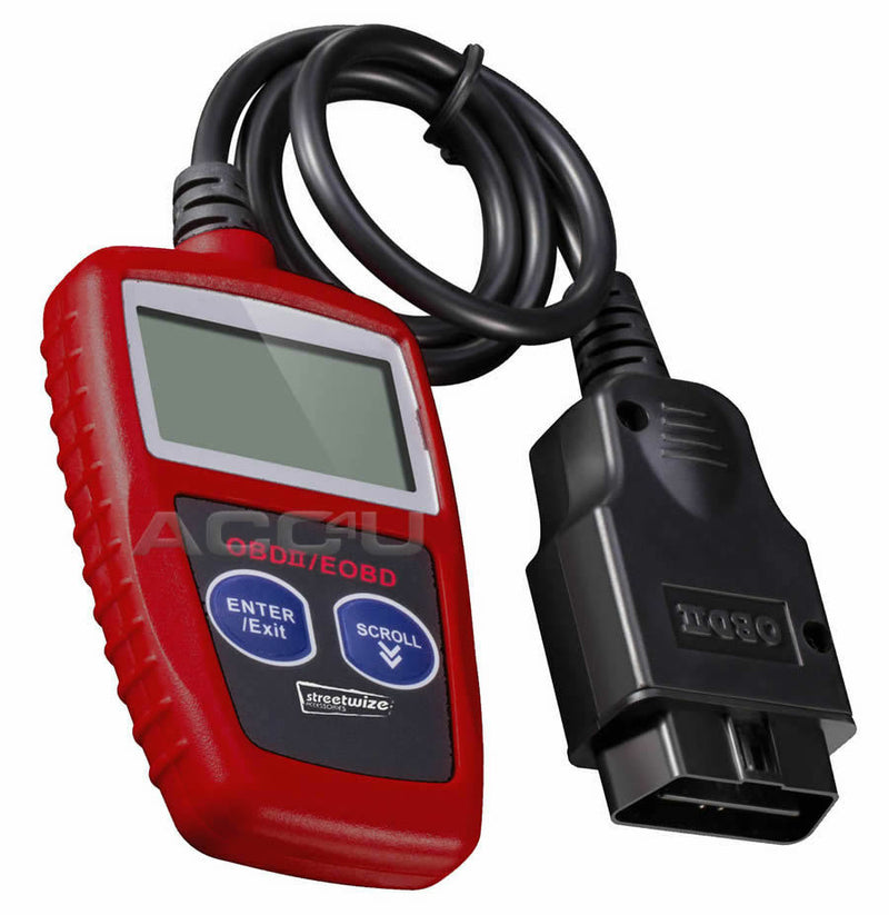 Car OBDII DTC MIL Engine Diagnostic Error Fault Code Scan Reader Reset Tool +Caps