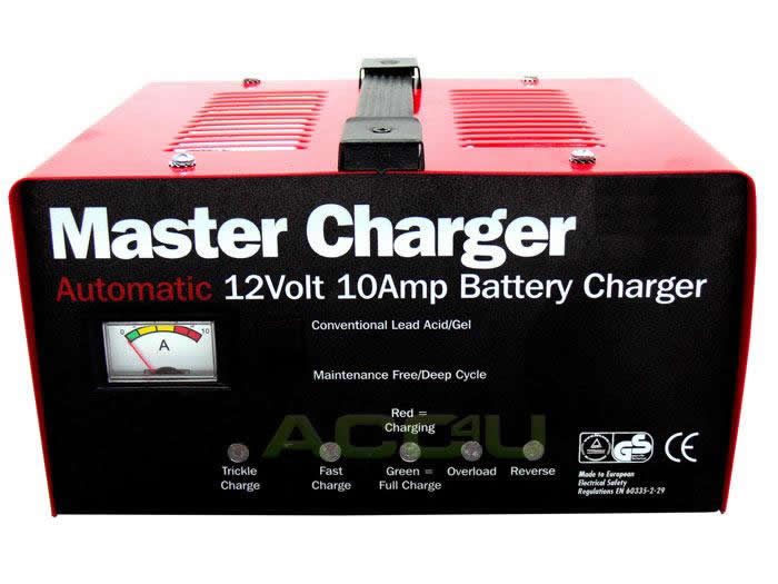 12v 10A 100Ah Car Van Bike Boat Automatic Metal Case Battery Master Charger