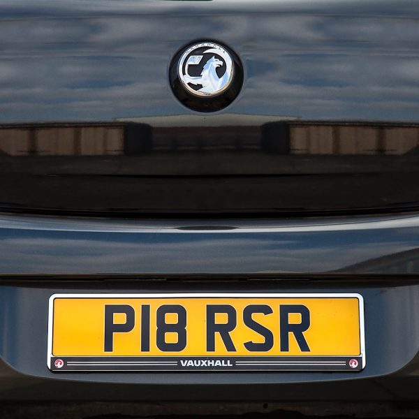 Richbrook Vauxhall Official Car Chrome ABS Number Plate Surround Frame Holder