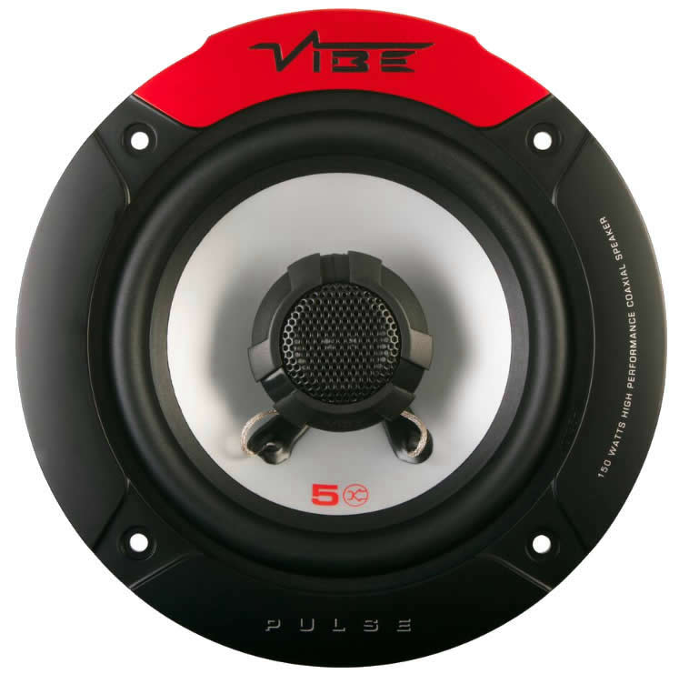 Vibe Audio Pulse Series 5 5.25" inch 300w Car Door Shelf Coaxial Speakers Set
