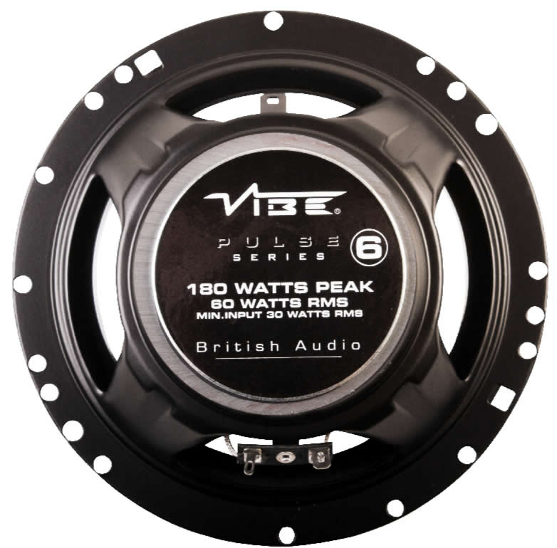 Vibe Audio Pulse Series 6 6.5" inch 360w Car Van Door Shelf Coaxial Speakers Set