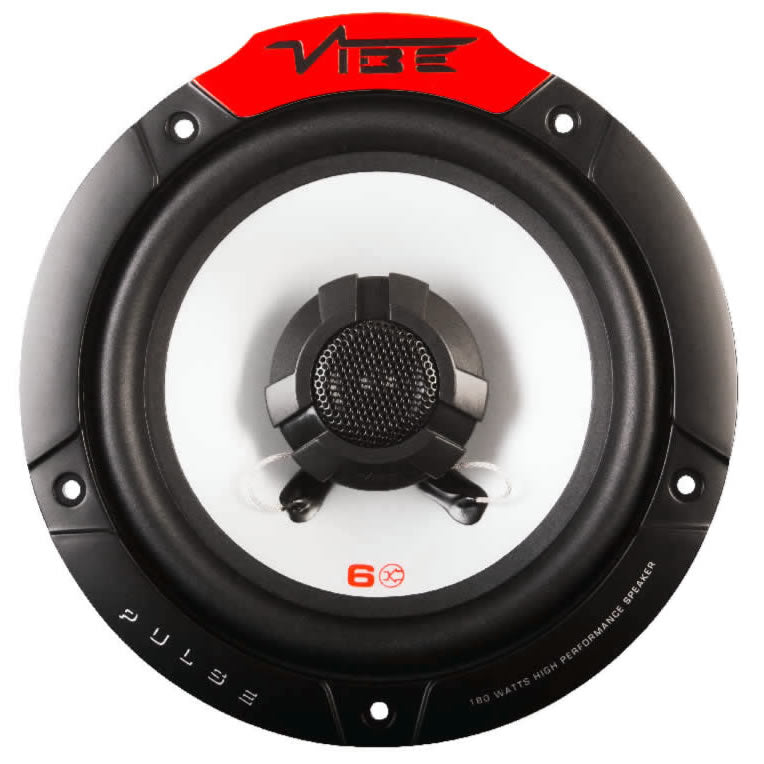 Vibe Audio Pulse Series 6 6.5" inch 360w Car Van Door Shelf Coaxial Speakers Set