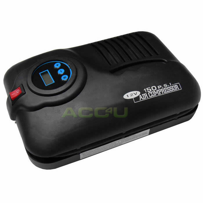 12v 150 PSI Auto Cut-Off Digital Car Tyre Air Compressor Inflator Pump SWAC5