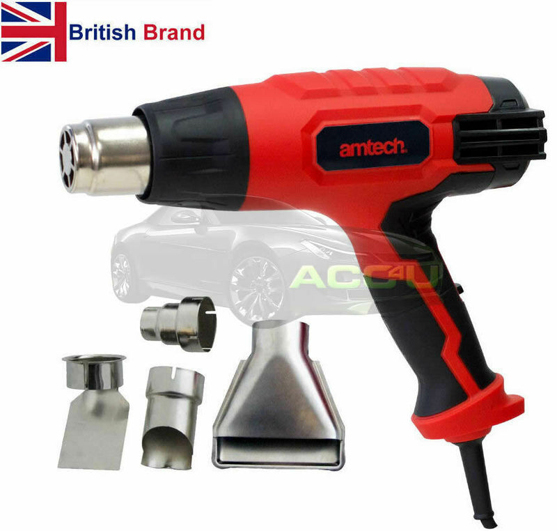 Amtech 2000w Multi Heat Settings Hot Air Heat Gun Paint Varnish Remover Stripper