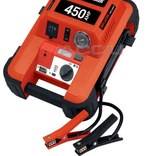 Black decker 450 amp outlet jump starter charger