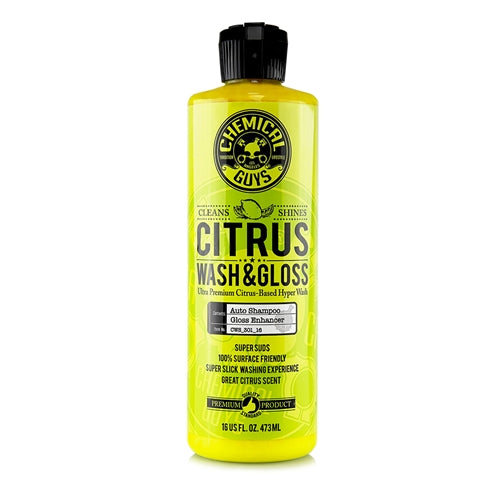 Chemical Guys CITRUS Wash & Gloss Car Wash Shampoo & Gloss Shine Enhancer