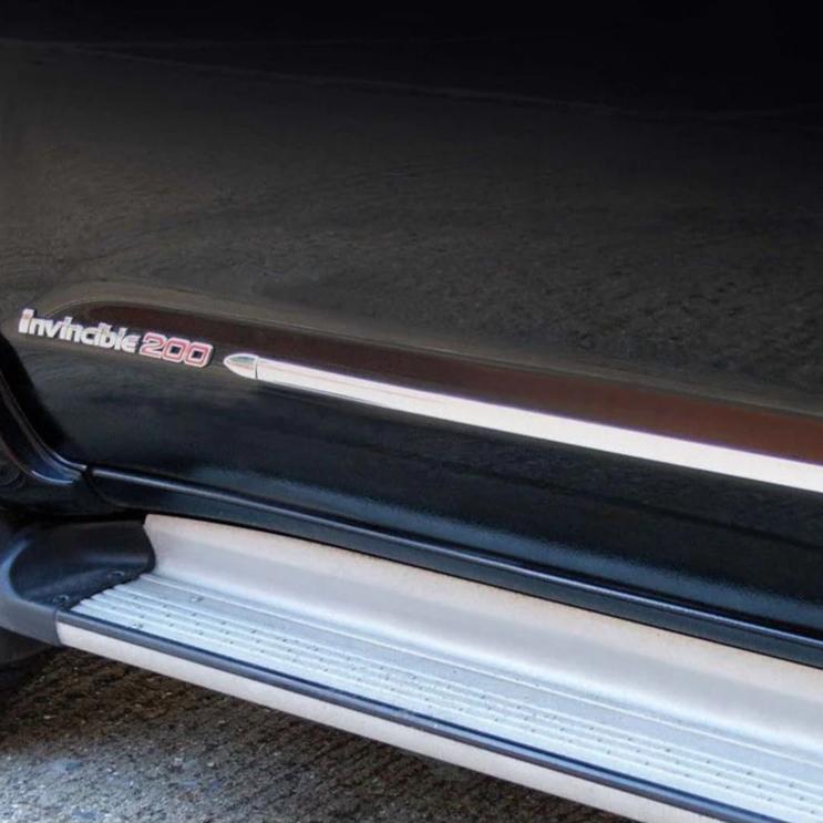 E-Tech 21mm CHROME Car Detail Body Panel Door Trim Bumper Protection Styling Strip Kit