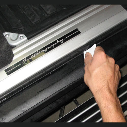E-Tech Textured Black Car Body Bumper Door Sills Trim Detail Styling Strip Film Roll