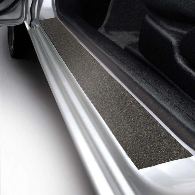 E-Tech Textured Black Car Body Bumper Door Sills Trim Detail Styling Strip Film Roll