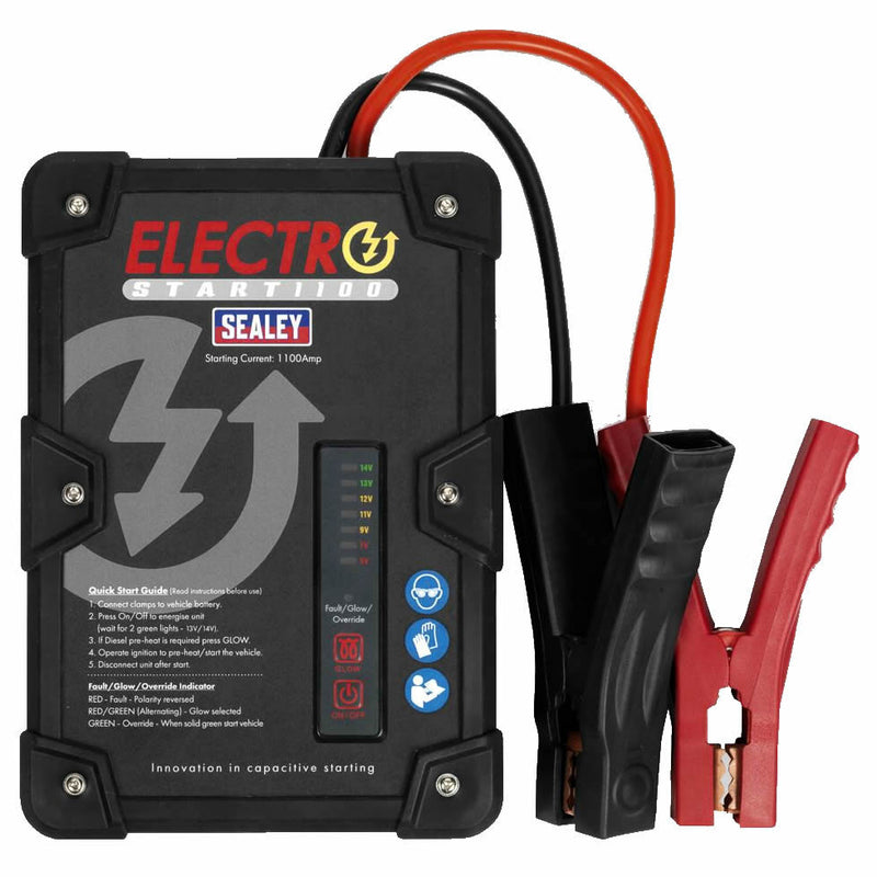 Sealey E/START1100 Batteryless Power Start 12v 1100A Car Battery Jump Starter