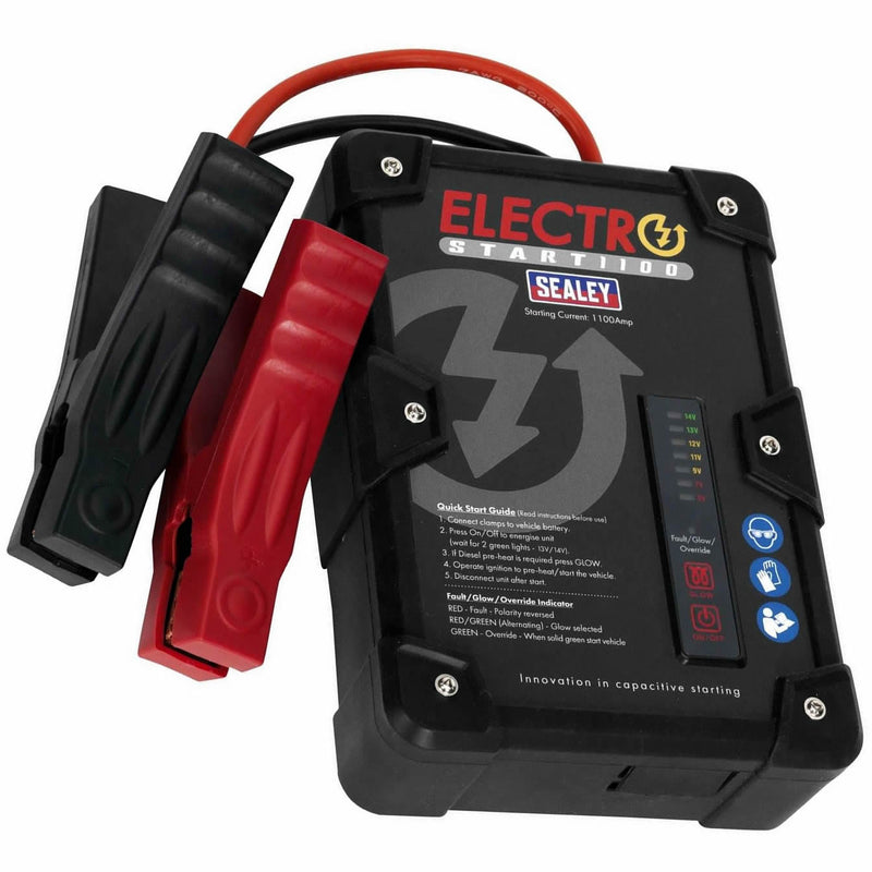 Sealey E/START1100 Batteryless Power Start 12v 1100A Car Battery Jump Starter