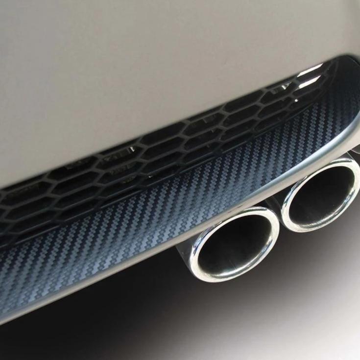 E-Tech 3D Carbon Effect Car Body Bumper Door Sills Trim Detail Styling Strip Film Roll