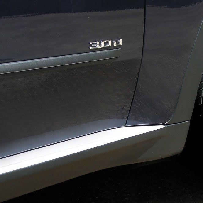 E-Tech Brushed Alloy Effect Car Body Bumper Door Sills Trim Detail Styling Strip Film Roll