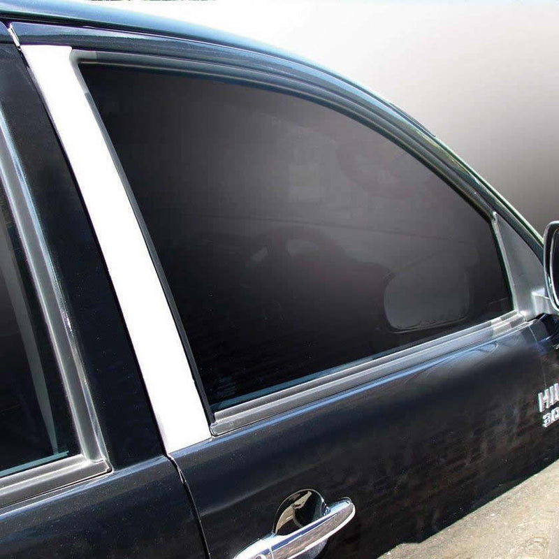 E-Tech Brushed Alloy Effect Car Body Bumper Door Sills Trim Detail Styling Strip Film Roll