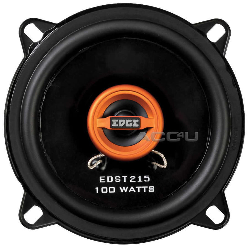 Edge EDST215-E6 5 5.25" inch 130mm 200w Car Van Door Coaxial Orange Speakers Set