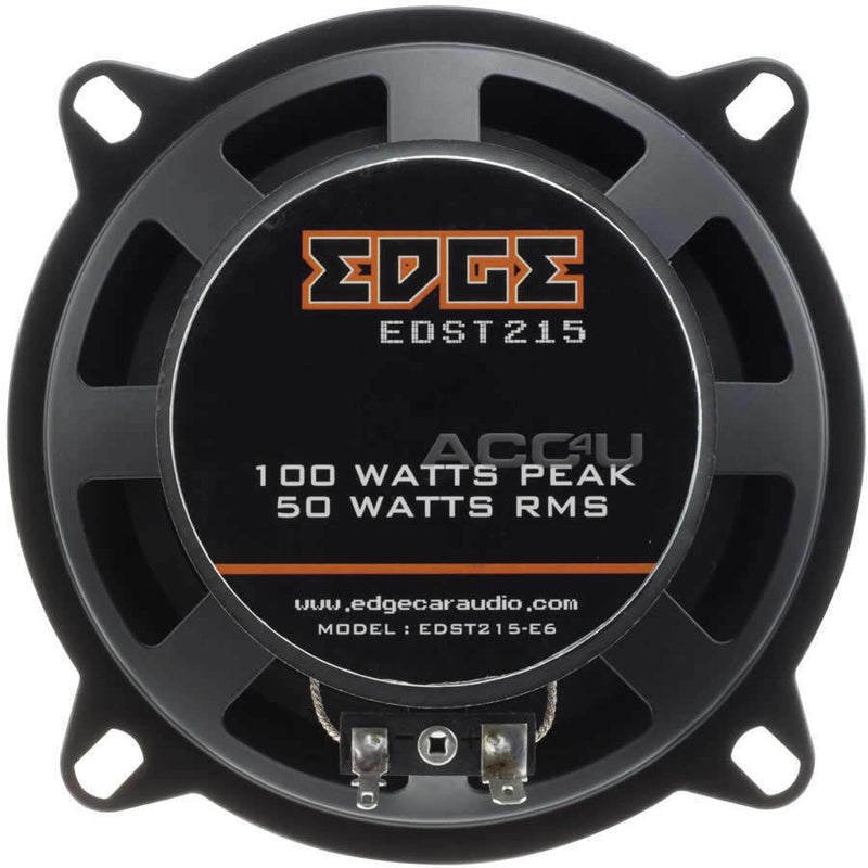 Edge EDST215-E6 5 5.25" inch 130mm 200w Car Van Door Coaxial Orange Speakers Set
