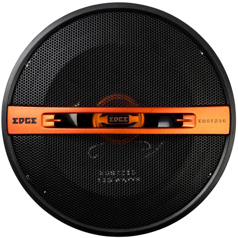 Edge EDST216-E6 6 6.5" inch 165mm 240w Car Van Door Coaxial Orange Speakers Set