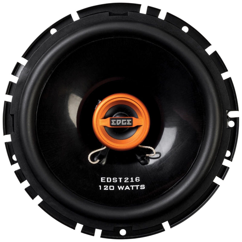 Edge EDST216-E6 6 6.5" inch 165mm 240w Car Van Door Coaxial Orange Speakers Set