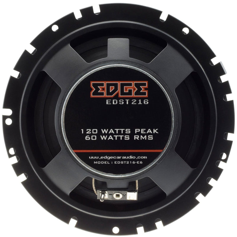 Edge EDST216-E6 6 6.5" inch 165mm 240w Car Van Door Coaxial Orange Speakers Set