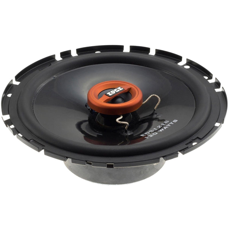 Edge EDST216-E6 6 6.5" inch 165mm 240w Car Van Door Coaxial Orange Speakers Set