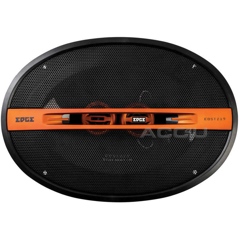 Edge EDST219-E6 69 6x9" inch 400w 3-Way Car Rear Parcel Shelf Coaxial Orange Speakers Set