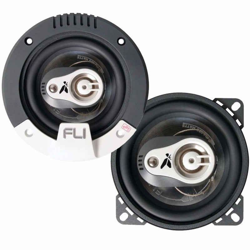 FLI Audio Integrator 4" inch 100mm 300w 3-Way Car Van Door Coaxial Speakers Set