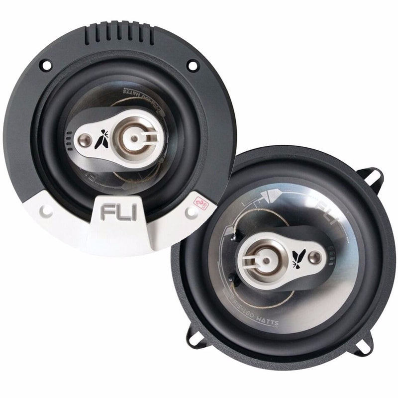FLI Audio Integrator 5 5.25" inch 180w 3-Way Car Door Dash Shelf Coaxial Speakers Set