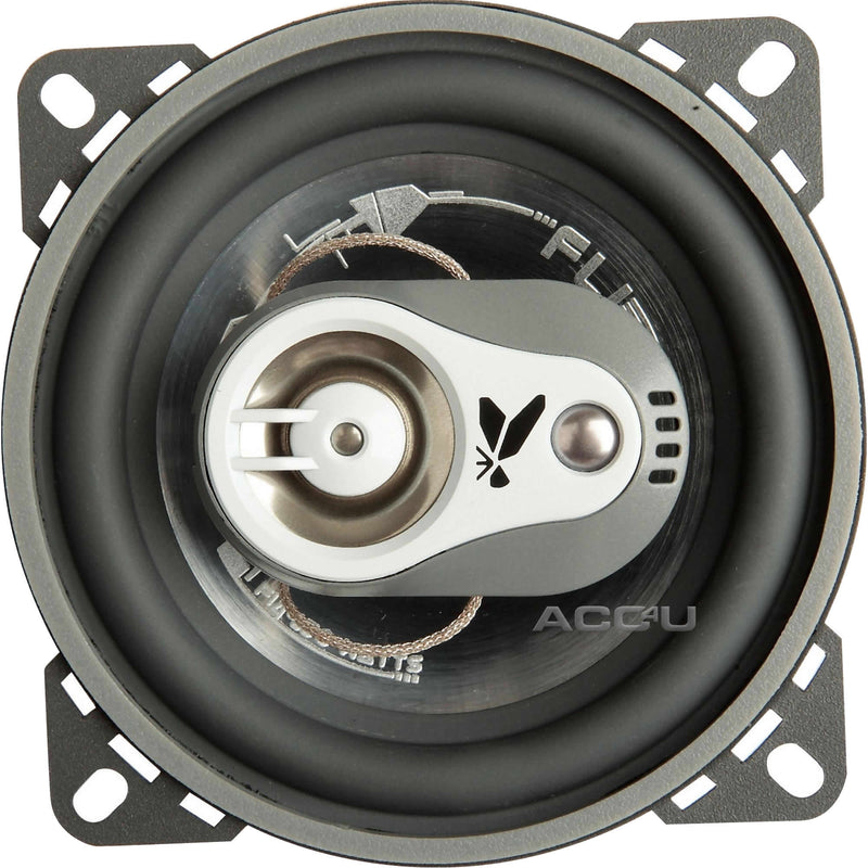 FLI Audio Integrator 4" inch 100mm 300w 3-Way Car Van Door Coaxial Speakers Set