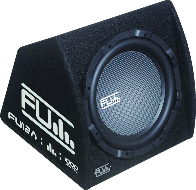 Fli Underground FU12A Car 12" Active Amplified Subwoofer Bass Box Enclosure+Kit