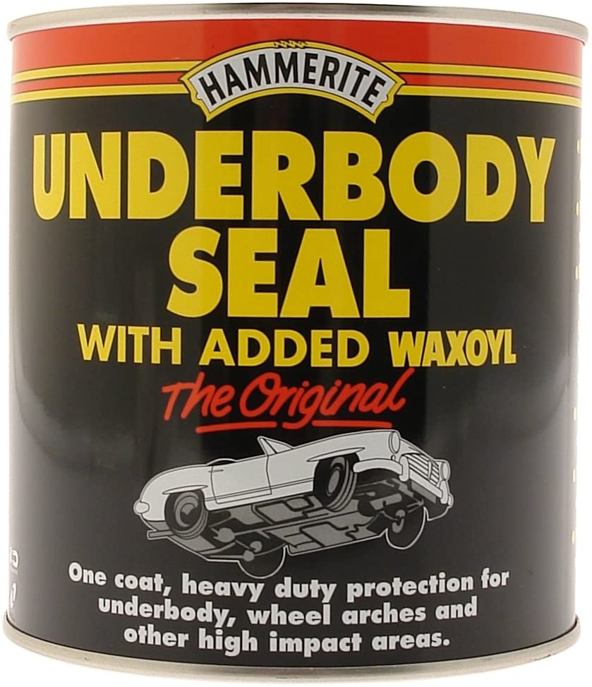 Hammerite Black Underbody Seal BRUSH ON Added Waxoyl Rust Proofing Paint 500ml