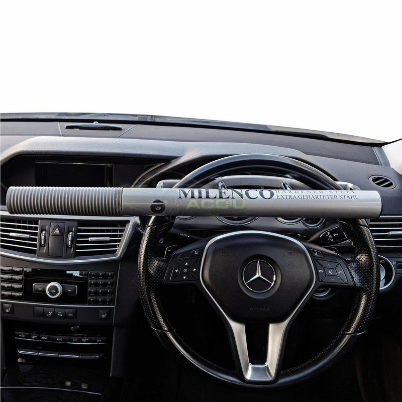 Milenco 4TRESS Design Sold Secure Gold Car Van Silver Steering Wheel Lock +Version