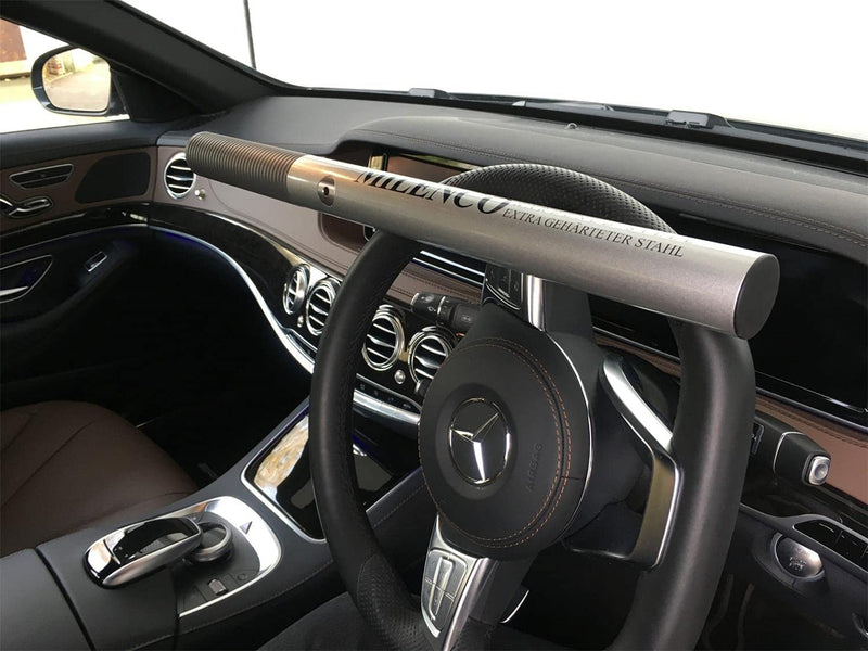 Milenco 4TRESS Design Sold Secure Gold Car Van Silver Steering Wheel Lock +Version