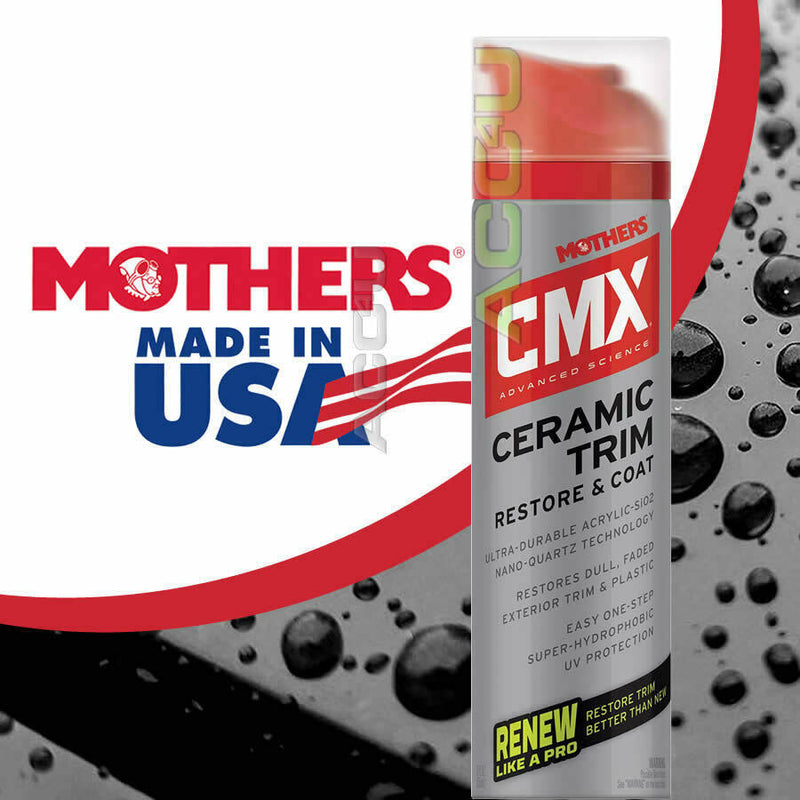 Mothers CMX Car Ceramic Trim Restore & Coat Dull Faded Plastic Trim Restorer