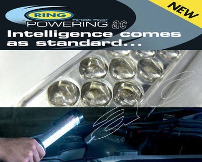 Ring RIL1500 Mini Rechargeable Cordless 18 LEDs Wide Angle Inspection Lamp Light