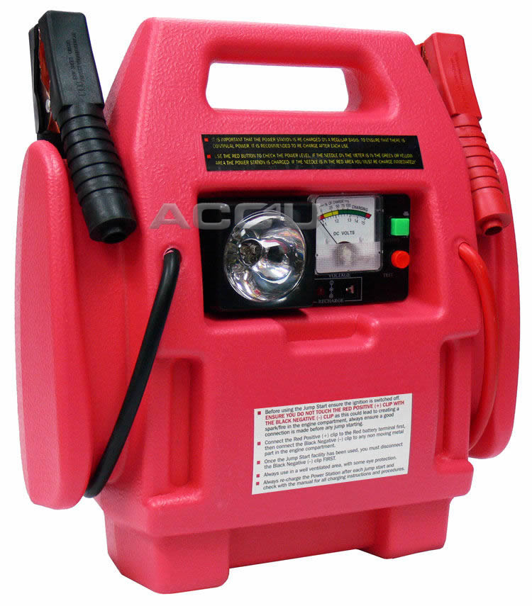 12v Portable 2500cc Engine Car Battery Booster Jump Starter Power Pack Station. SWPP10