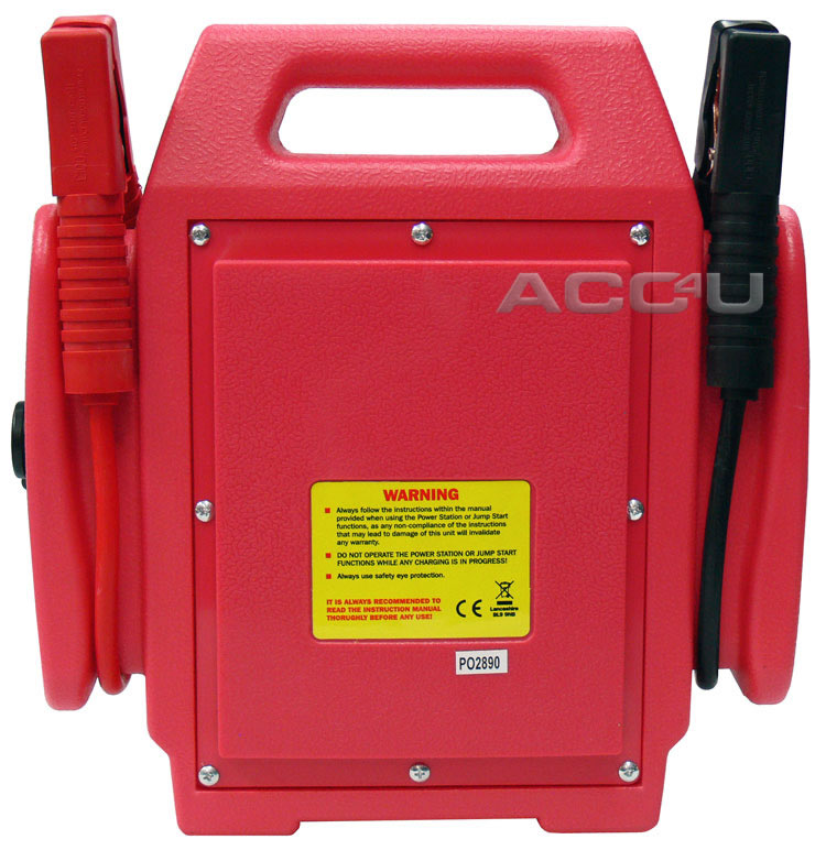 12v Portable 2500cc Engine Car Battery Booster Jump Starter Power Pack Station. SWPP10