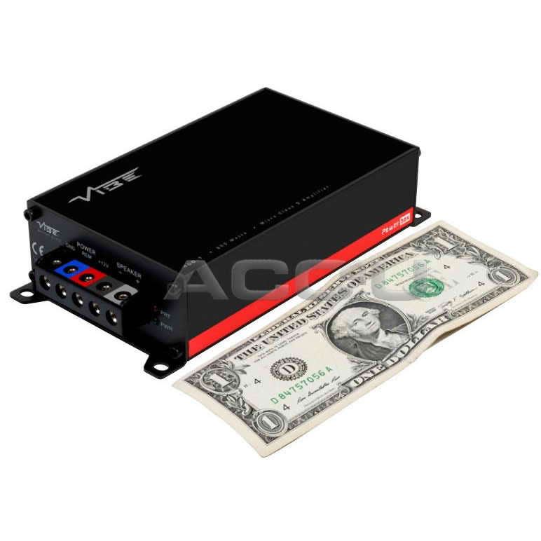Vibe Powerbox 400.1M 800w Micro Mini Class D Monoblock Mono Car Bass Amp Amplifier