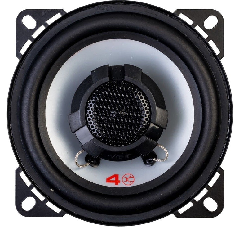 Vibe Audio Pulse Series 4" inch 100mm 240w Car Door Shelf Coaxial Speakers Set