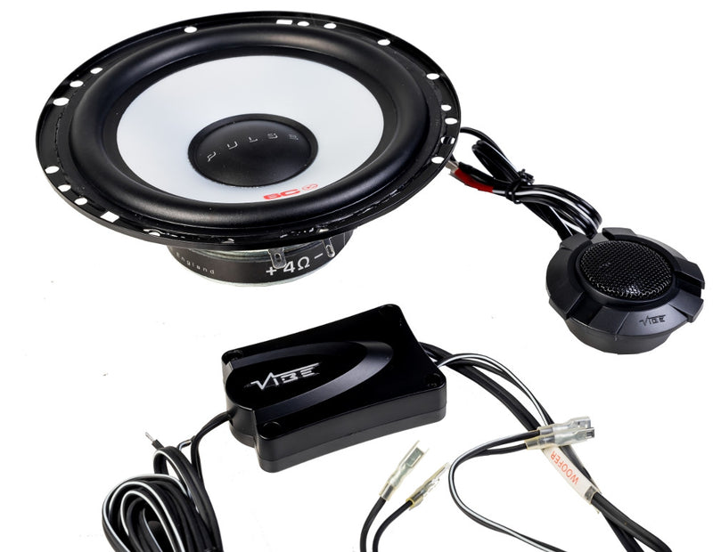 Vibe Pulse 6C 480w 6.5" inch 165mm Car Door Component Speakers System Set