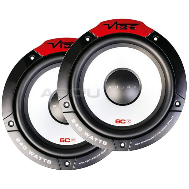 Vibe Pulse 6C 480w 6.5" inch 165mm Car Door Component Speakers System Set