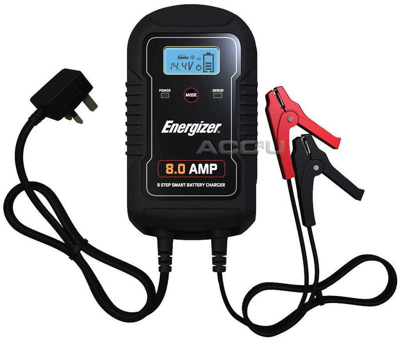 Energizer 50908 6v 12v 8A 9 Step Car 4x4 Bike Smart Battery Charger & Maintainer