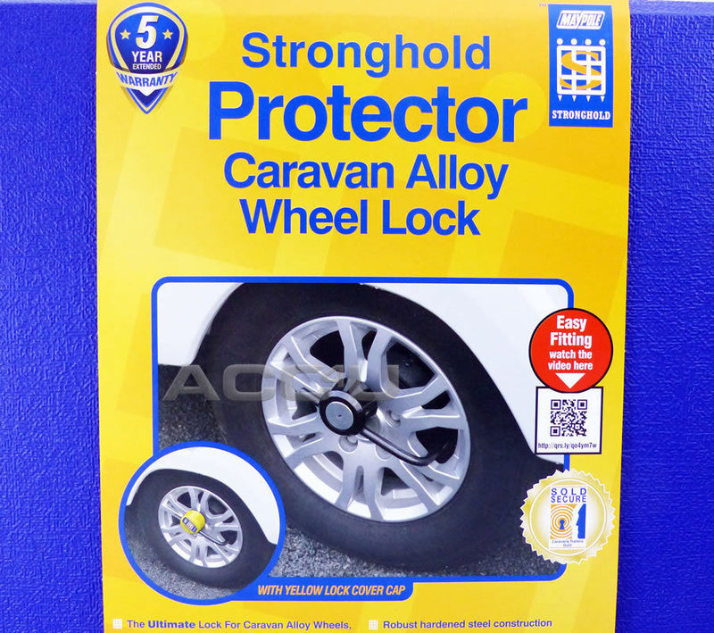 Stronghold Protector SH5432 Caravan Insurance Approved Security Wheel Clamp Lock