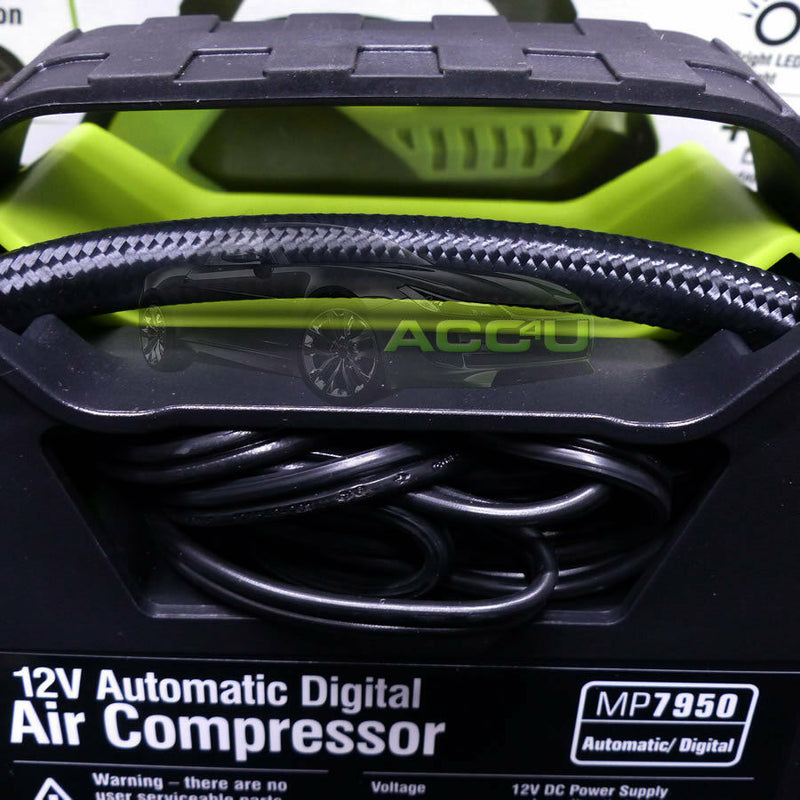 Maypole MP7950 12v Automatic Digital Car Tyre Air Compressor Inflator Pump