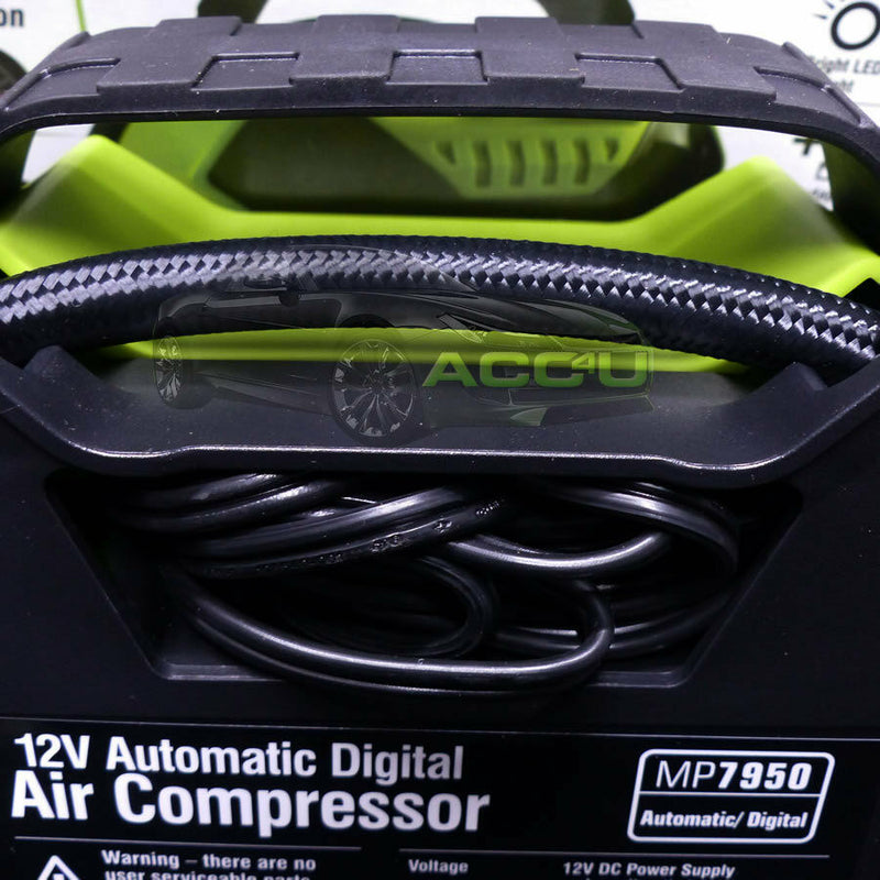 Maypole MP7950 12v Automatic Digital Car Tyre Air Compressor Inflator Pump