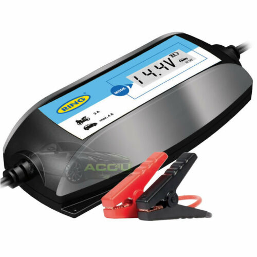 Ring RSC404 6v 12v 4A Digital Intelligent Smart Car Motorbike Battery Charger