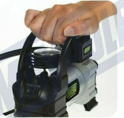 Maypole MP7952 12v Car 4x4 Tyre Rapid Metal Air Compressor Inflator Pump