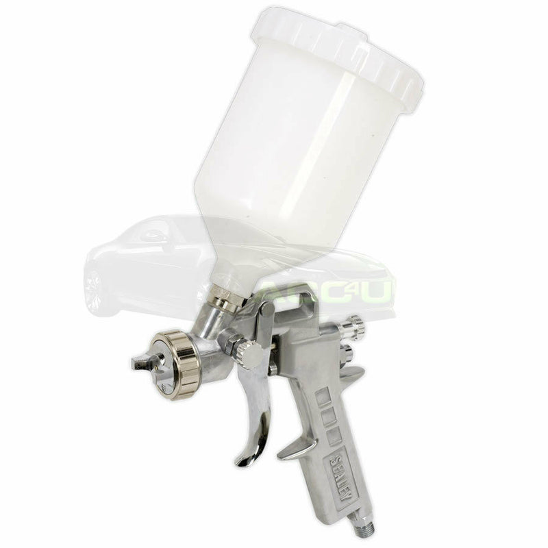 Sealey 2.2mm Gravity Feed Spray Gun For Undercoat Primer Adhesives Water Based Paints